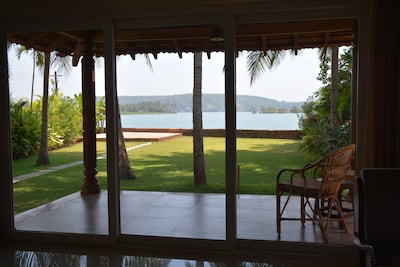 RIVER FRONT VILLA WITH 180 DEGREE VIEW OF RIVER CHAPORA