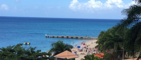 Vista a la playa o el mar