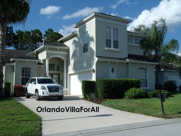 Front of Villa