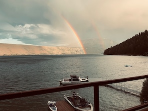 Summer Rainbows on the lake