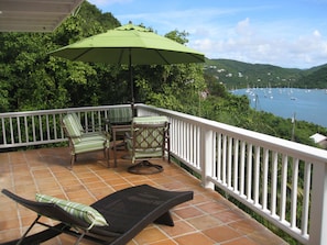 view of Coral Bay from front deck