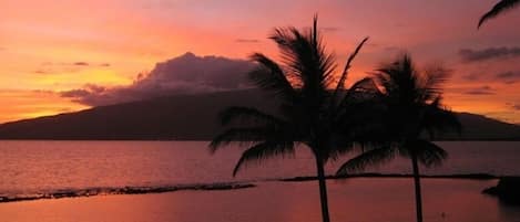 Sunset view from your private balcony