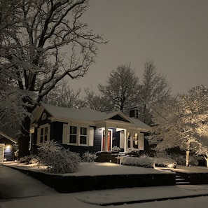 Charm’s Bungalow with fresh snow.