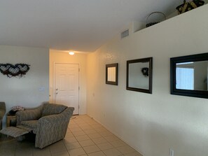 Front Door Entrance to the living room