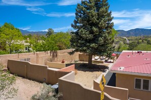 Fantastic mountain and Plaza views from garden as well as indoors
