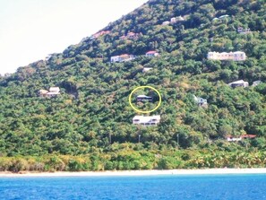 location of Arawak House over Smuggler's Cove