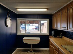 Kitchen view to water