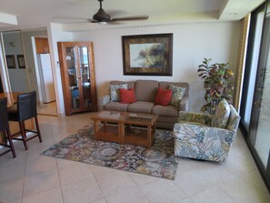 Living room with sleeper sofa