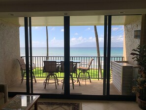 View of Lanai from living room.