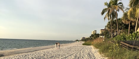 Vanderbilt Beach a short walk away