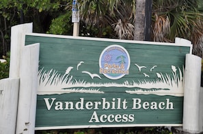 Located directly on Vanderbilt Bay w/ very short walk to one of FL's top beaches