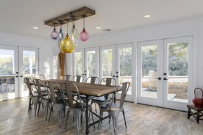 Dining room:  food tastes better here.  Check out the views everywhere.