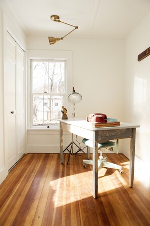 Desk space in the office
