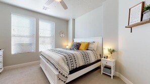 Main level Master suite featuring a king