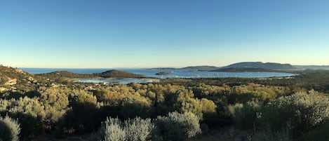 Vue panoramique de l'appartement