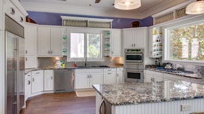 Fully Equipped Gourmet Kitchen - Home has 4 Refrigerators
