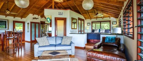 Ocean Suite Living room and bedroom