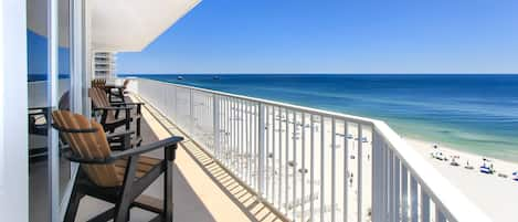 WOW! Spectacular panoramic views from our enormous wrap-around balcony!