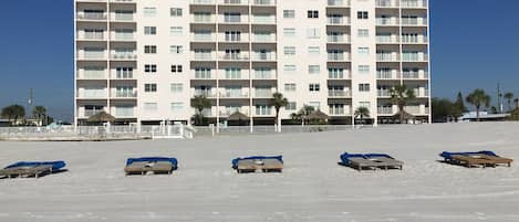 Right on the beach... Sea Breeze of Madeira Beach.