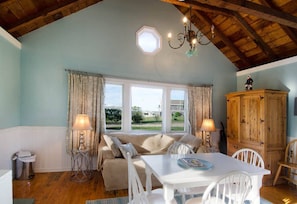 Open living/dining room