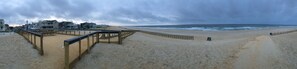 Beach entrance. 20 houses away