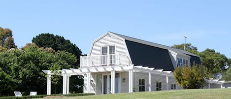 Barn viewed from the dam.