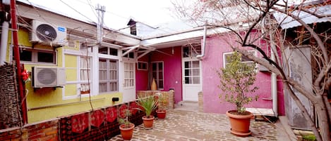 Outdoor view (pink is now been painted in Red colour, see second exterior pic)
