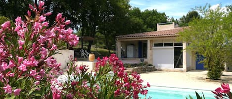 Vu coté jardin et piscine