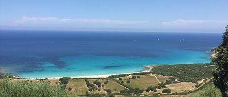 Vista spiaggia/mare