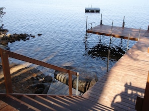 Private dock and swim area.