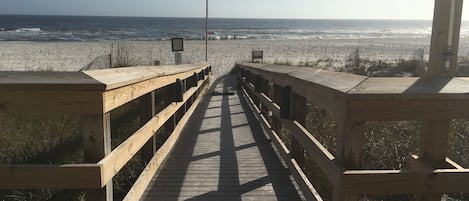 Boardwalk onto Beach