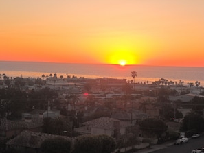 Sunset from living room