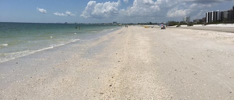 Beach in Front of Complex