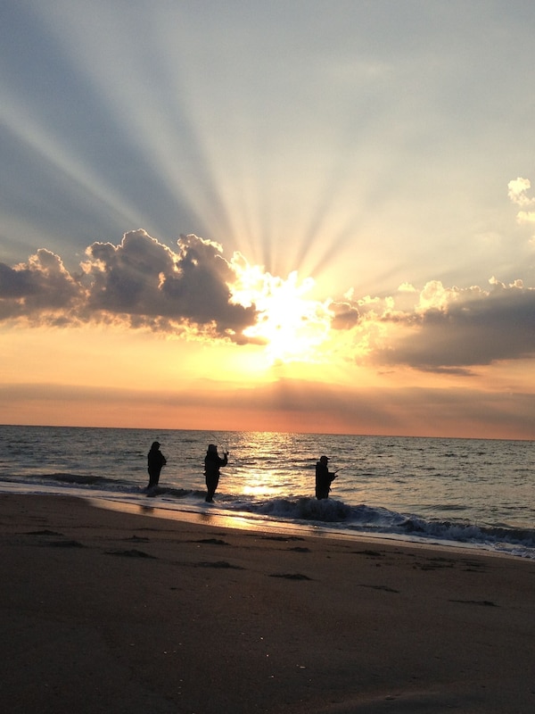 Sunrise fishing