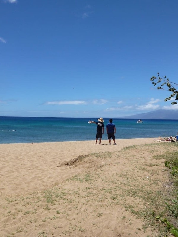 The beach in front of Honua Kai