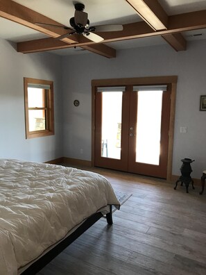 Second bedroom (downstairs) with king bed