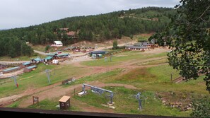 Blick von der Unterkunft
