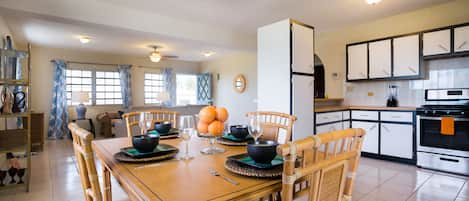 Spend quality time together in your cheerful and open living and dining rooms