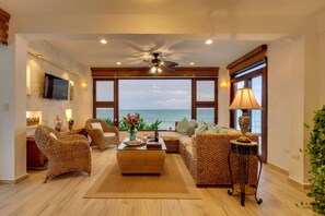 living room with a view