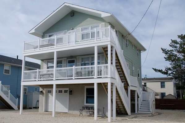 Located just steps from the beach!!! All new decks with great views.