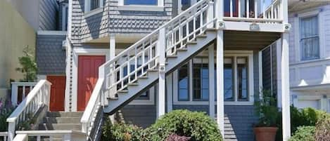 Classic SF victorian architecture (street view) but light filled modern inside.