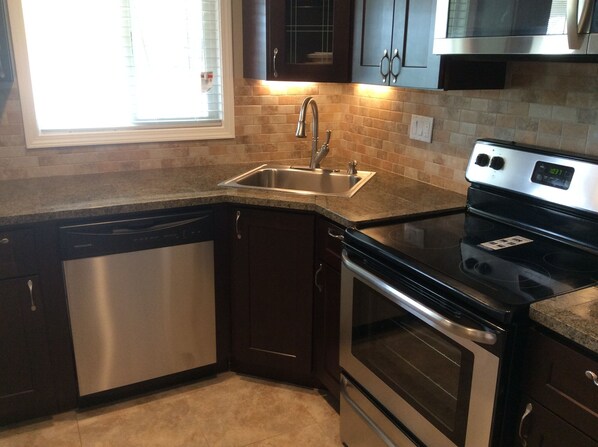 Newly renovated kitchen