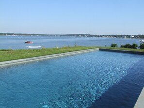 Heated Gunite Bayside Pool & Hot Tub