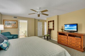 Master bedroom with adjoining master bathroom
