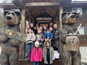 One happy family who stayed at the honey house!!!