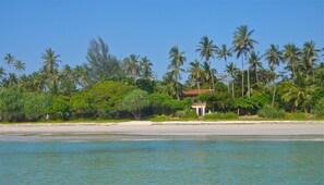 The house and beach