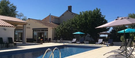 Stunning recently renovated French farmhouse with heated pool