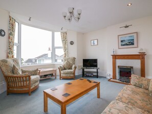 Lounge with Ercol Furniture and Sea Views