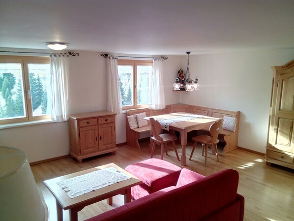Massive living/kitchen/dining - the sunlight pours in.
