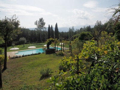 Villa confortable con piscina climatizada 